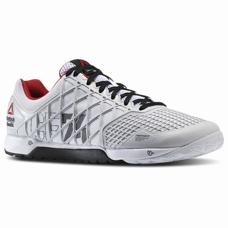 Tenisi Reebok Crossfit Nano 4.0 Barbati Albi/Negrii/Rosii Romania WC3593QO